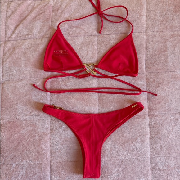 White Fox Boutique Red Swimwear - Picture 2 of 6